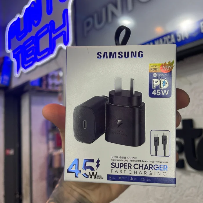 Combo Cargador Samsung 45wats Liquidación