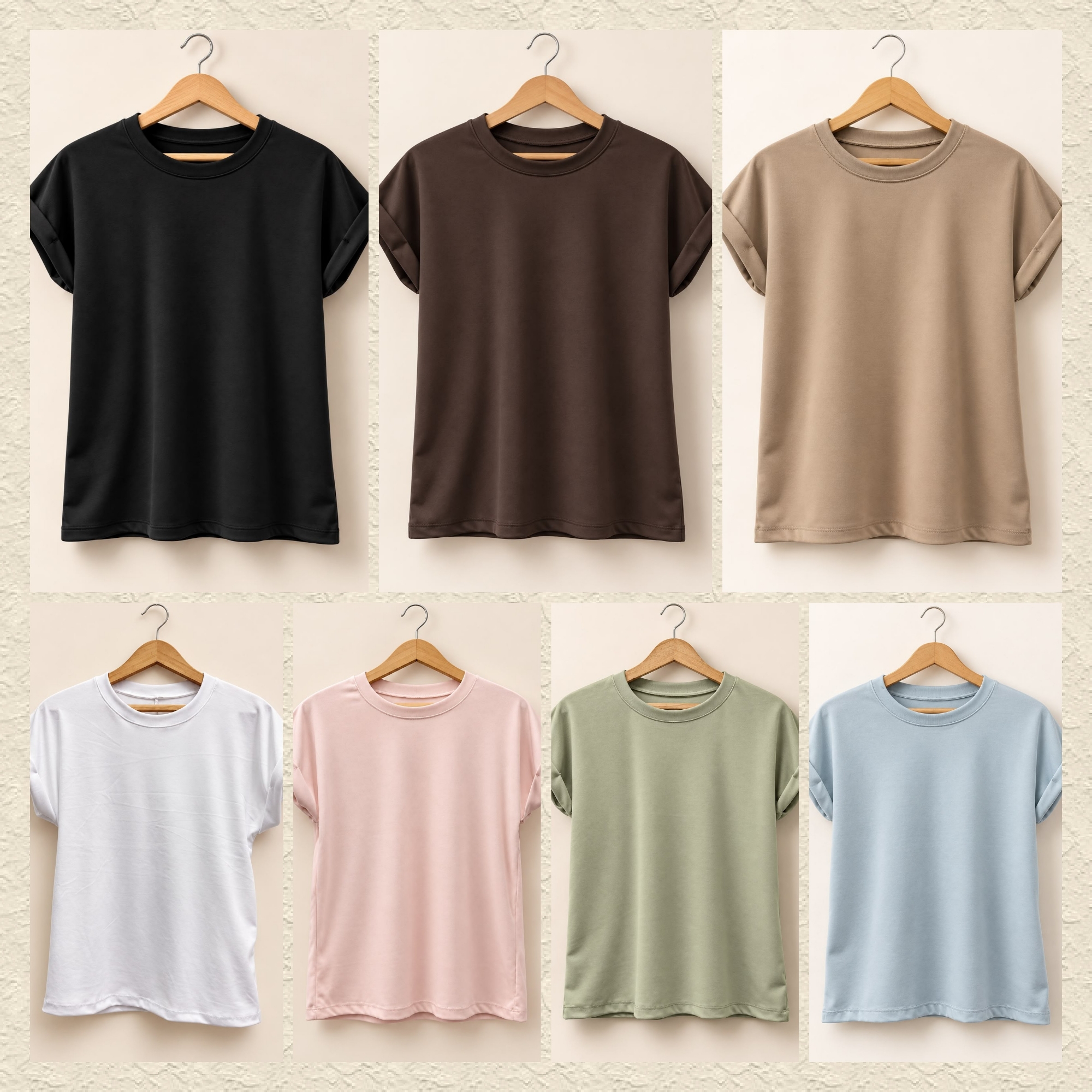 Remera de Dama con Manga Doblada - Imagen 2