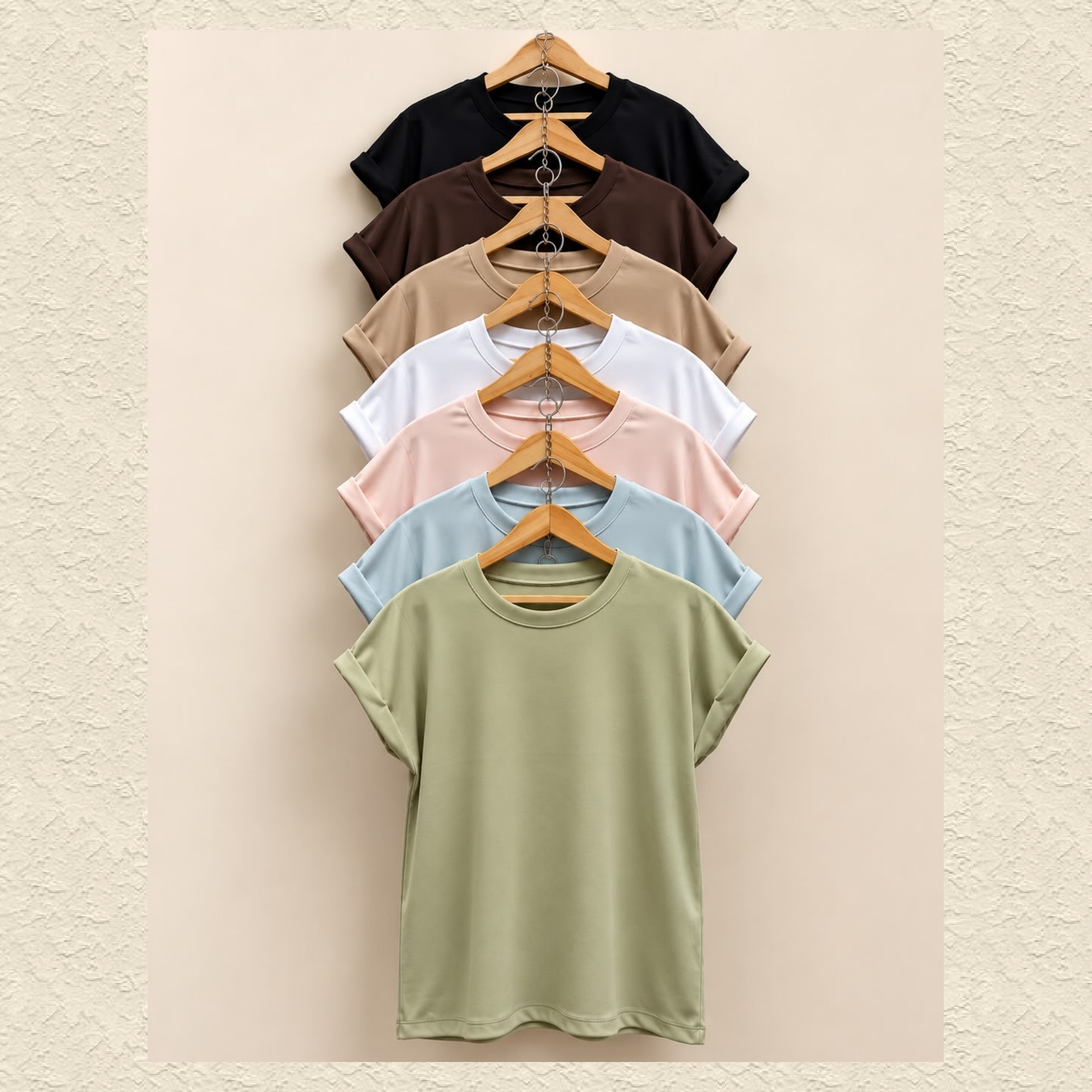Remera de Dama con Manga Doblada - Imagen 3