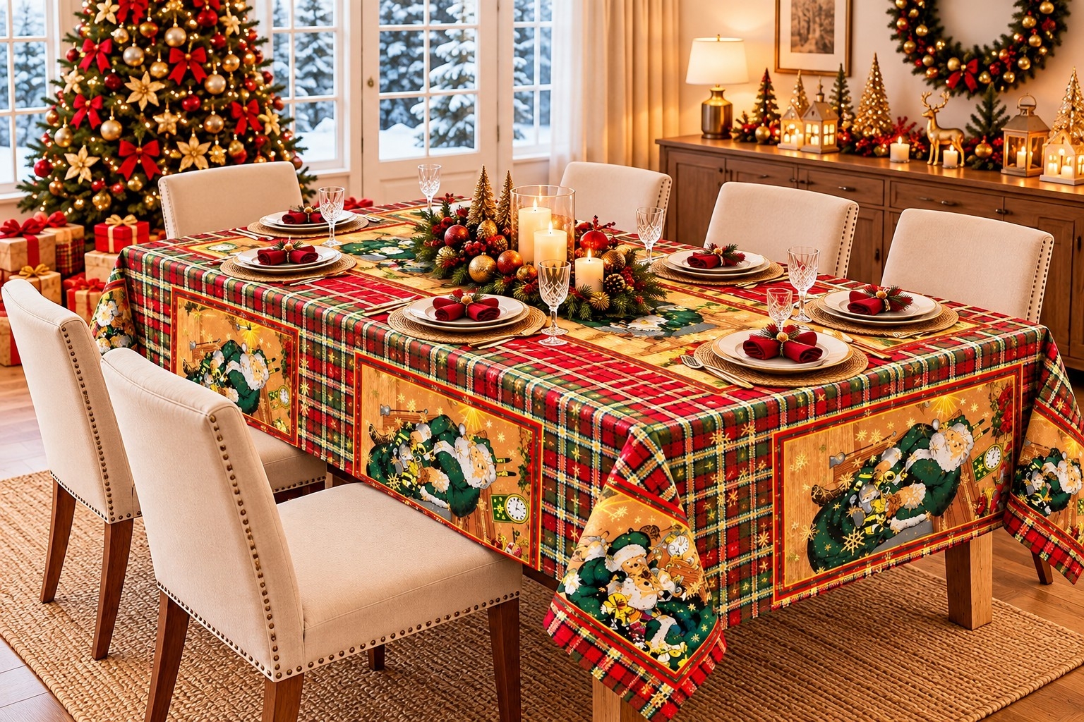 Mantel Navideño 2 Mts - Imagen 2