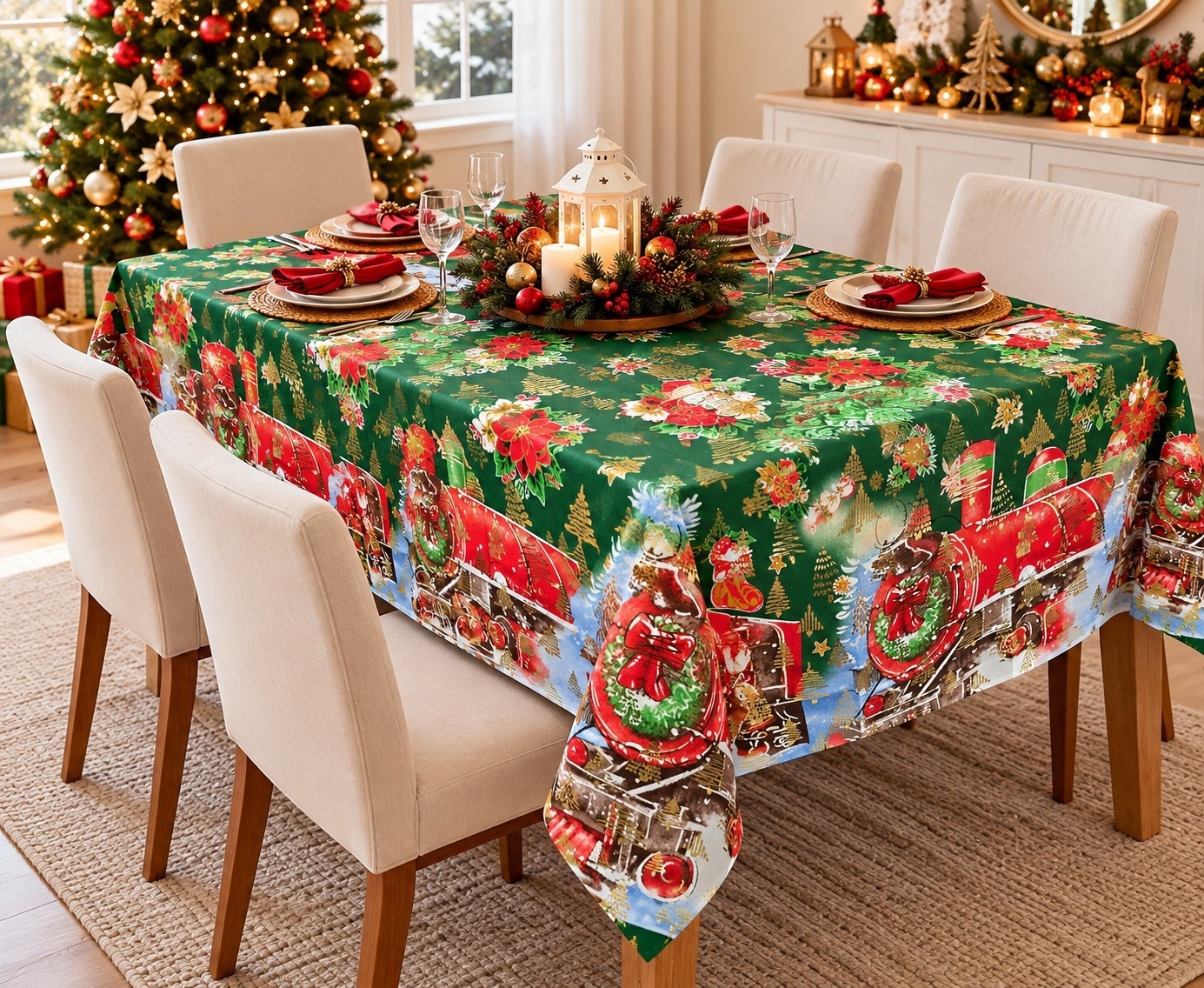 Mantel Navideño 2 Mts - Imagen 6
