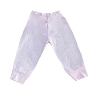 Pantalón con Puño Blanco y Color