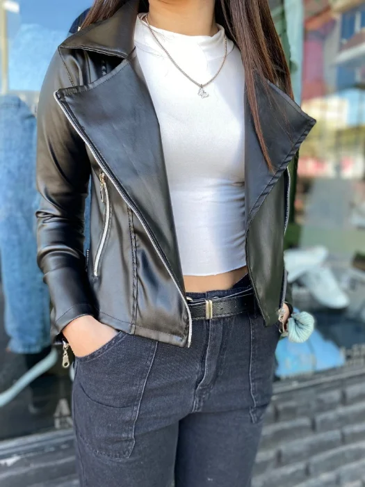 Campera Engomada de Mujer
