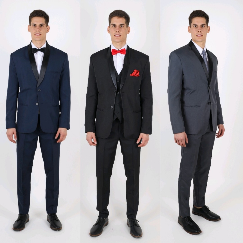 Ambo Traje Smoking Francés Hombre - Imagen 7