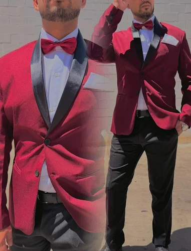 Ambo Traje Smoking Francés Hombre
