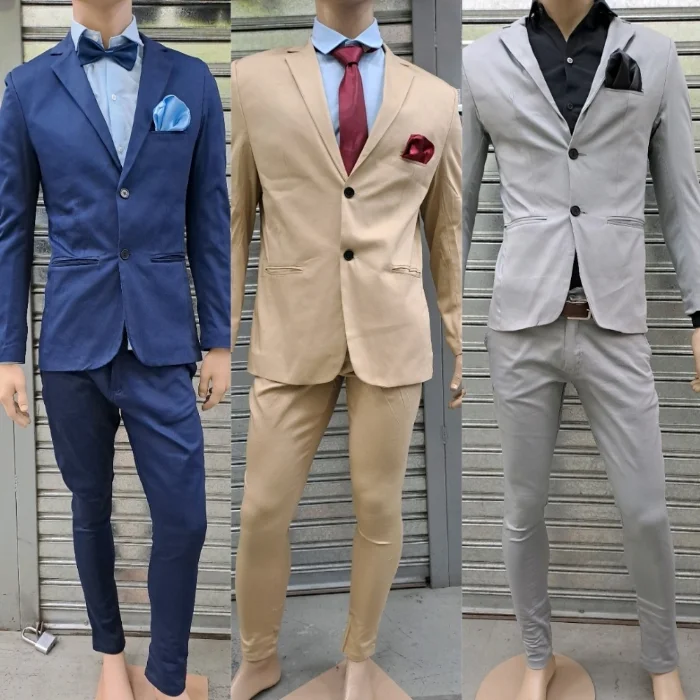 Ambo Traje  Gabardina Entallado