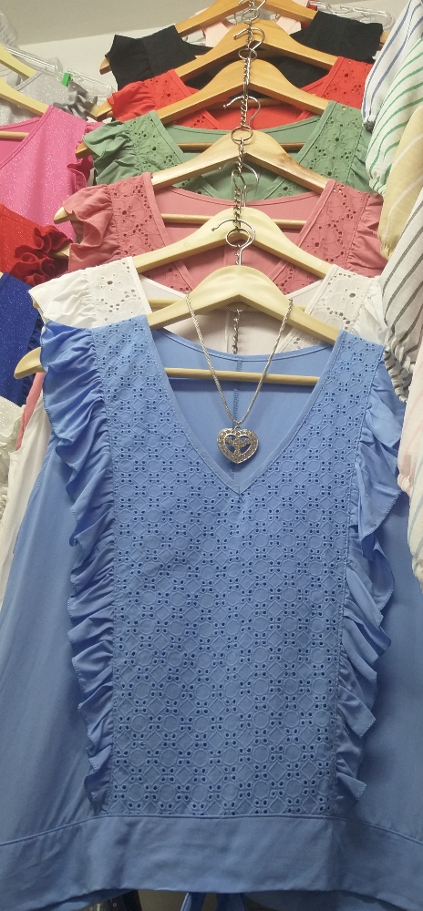 Blusa de Broderi con Lazo - Imagen 3
