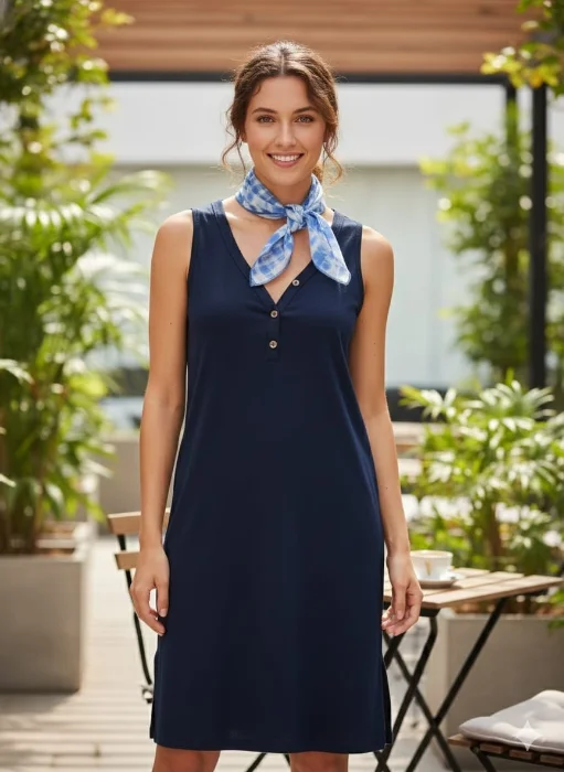 Vestidos sin Mangas de Algodón
