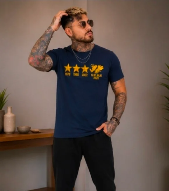 Remeras  Estampadas Algodón Peinado (c)