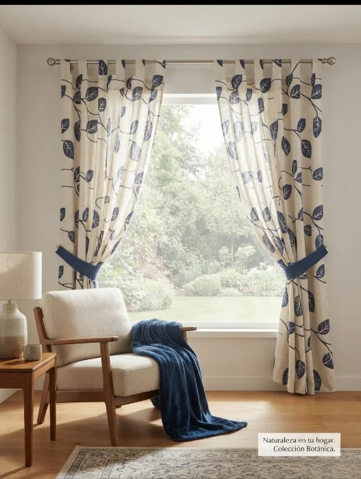 Cortina Madras Estampada