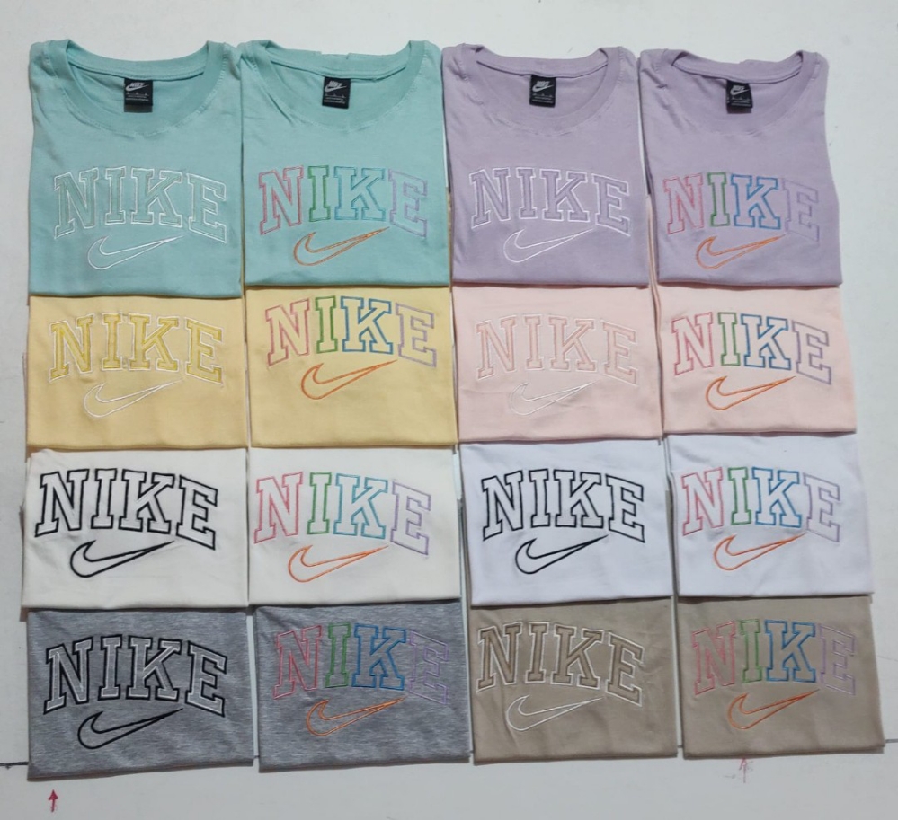 Remera Nike Bordada Algodón Peinado - Imagen 9
