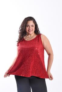 Musculosa Lentejuela Semil Xxxl - Miniatura 1