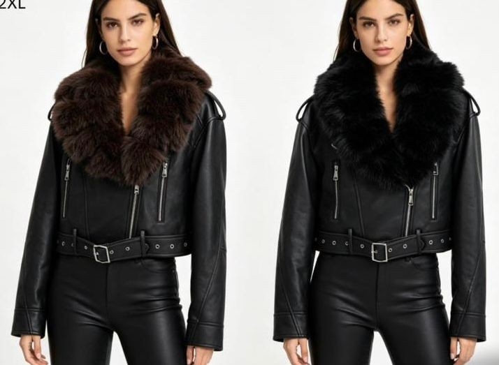 Campera Ecoc Cuero con Piel Desmontable - Imagen 2