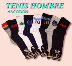 Tenis Hombre Algodón Dibujo