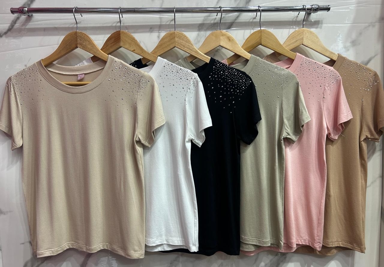 Remera Básica con Brillo - Imagen 5
