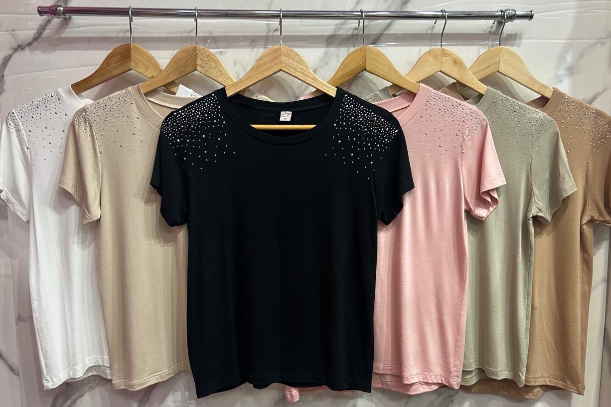 Remera Básica con Brillo - Imagen 2