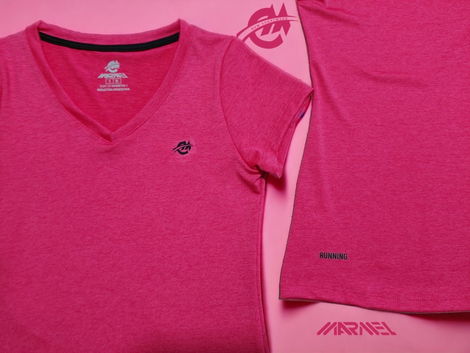 Remera Deportivos  de Vaplex Jaspeadas Dama - Imagen 3
