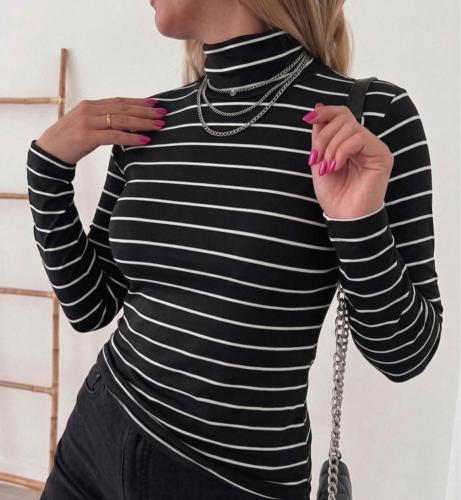 Camiseta Rayada Media Polera X Talle - Modal Soft