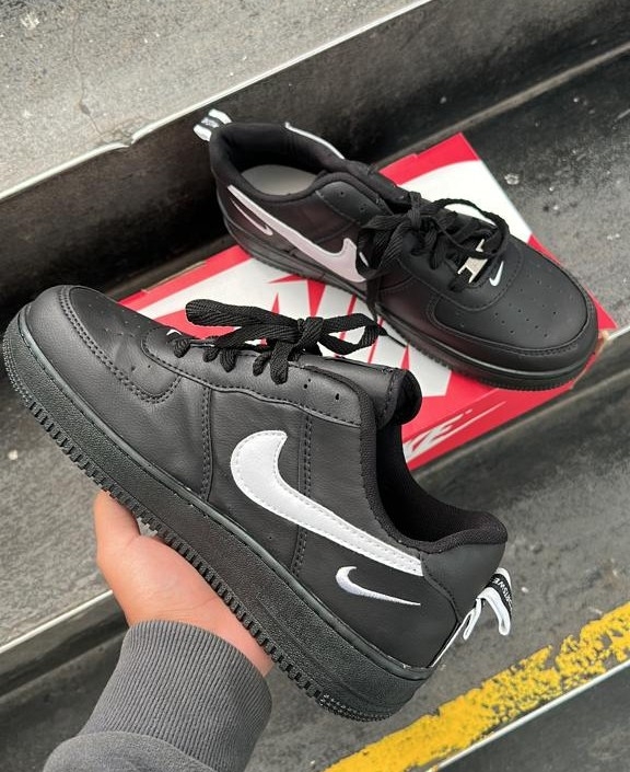 Nike Air Forcé 1 Tm Black - Imagen 2