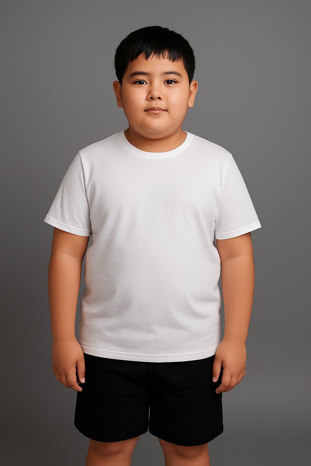 Remeras Básicas Deportivas  de Niño X Mayor - ni%C3%B1o%20blanco.png