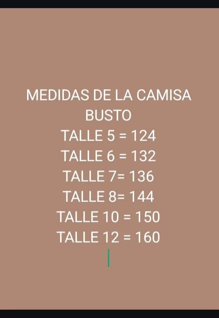 Camisas 5 al 12 Manga 3/4 - Imagen 2