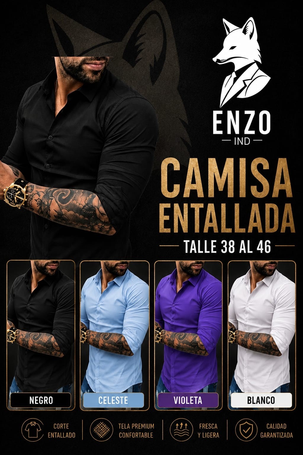 Camisas Entalladas Hombre - Imagen 5