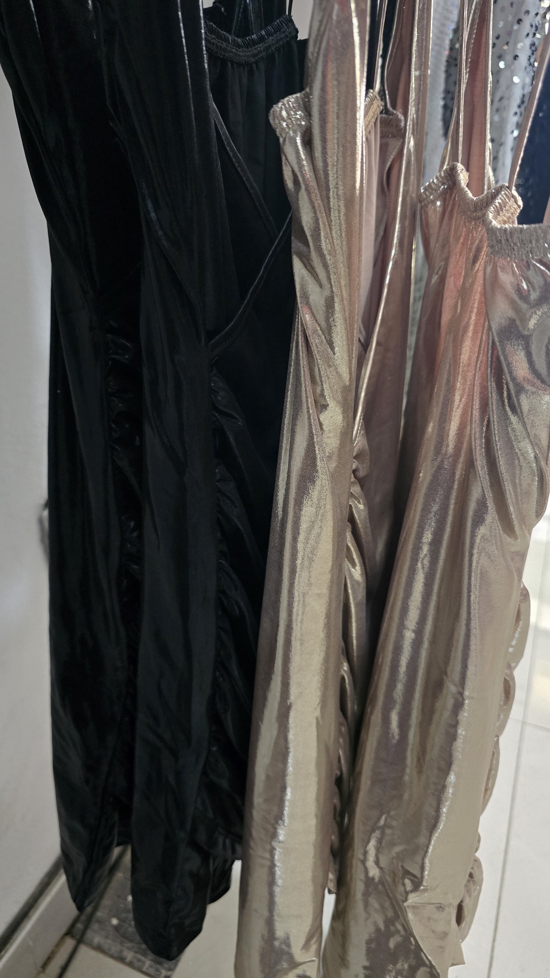 Vestido Cruzado Frunce - Foil Metal - Imagen 2