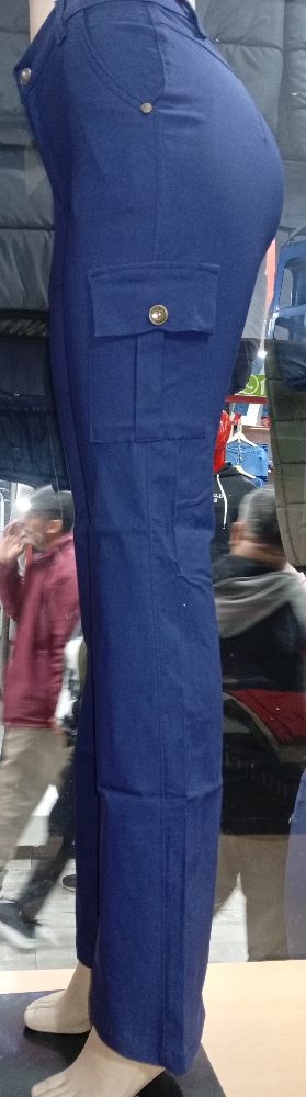 Pantalón de Bengalina Oxford con Cargo - Imagen 3
