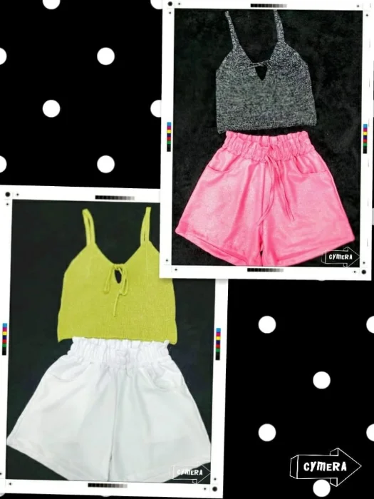 Short Crep Satinado
