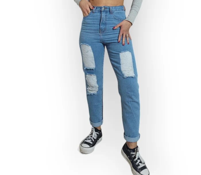 Jeans Mom Rígido