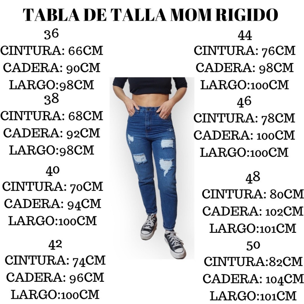 Jeans Mom Rígido - Imagen 4