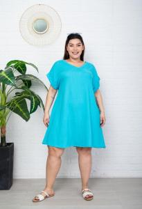 Vestido Lino Cuello V Especial
