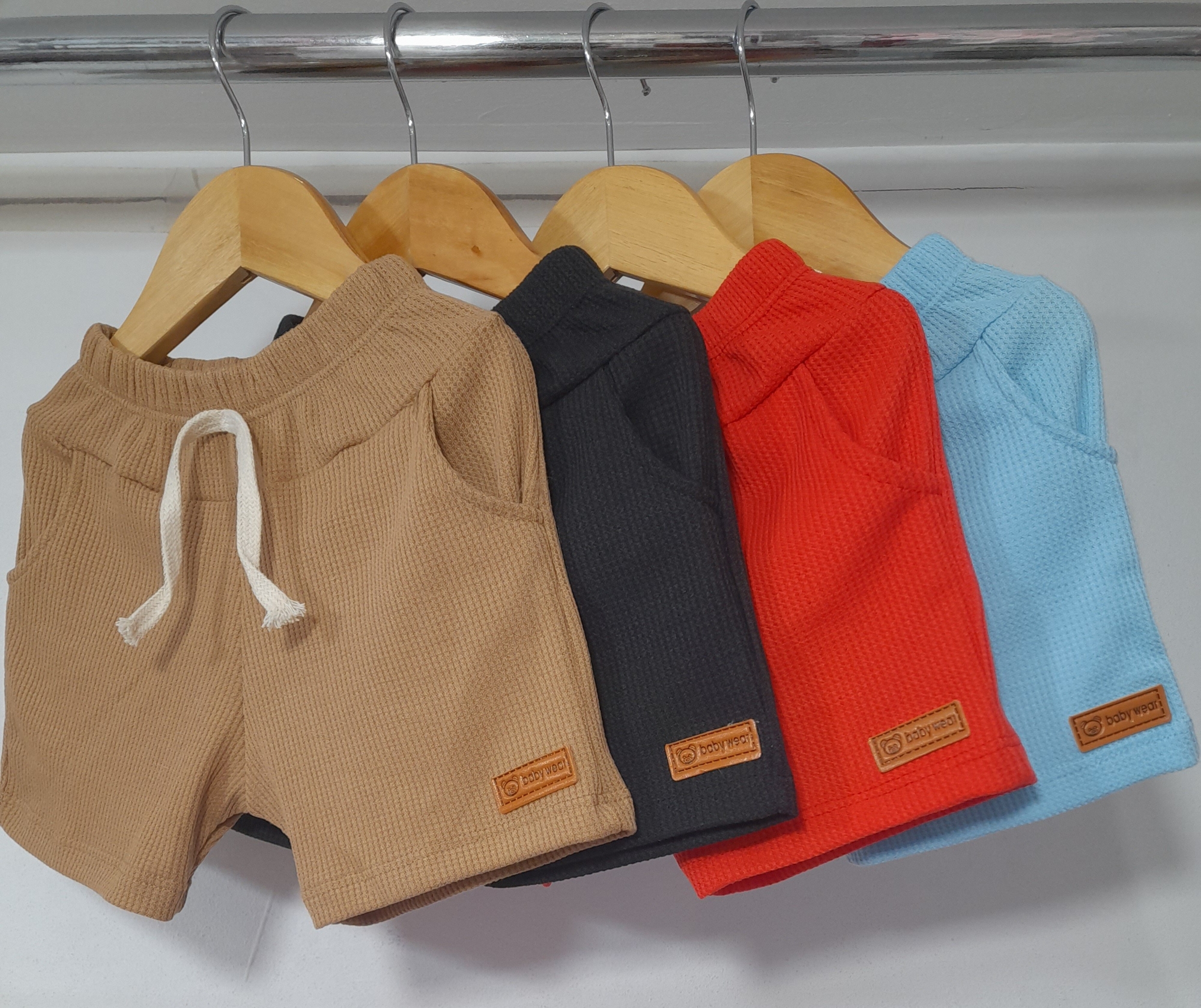 Shorts  de Wafle para Bebé - Imagen 2
