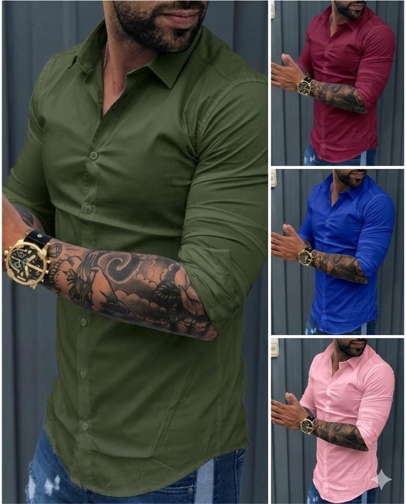 Camisa Slim Rígida Camisas - Imagen 7