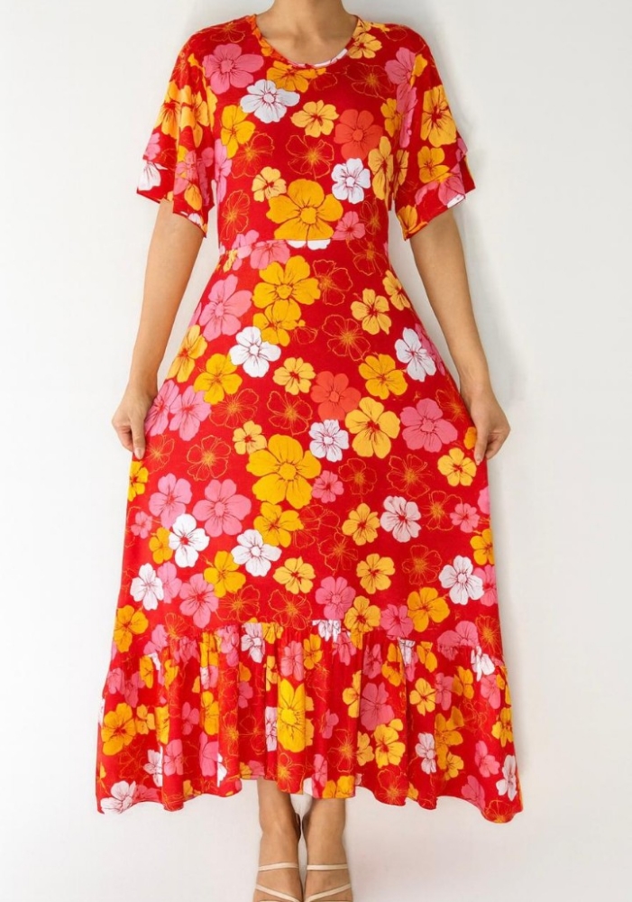 Maxivestido de Fibrana - Verano - Imagen 2