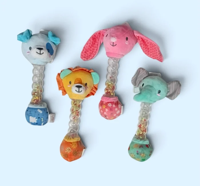 Sonajero Peluche con Bolitas