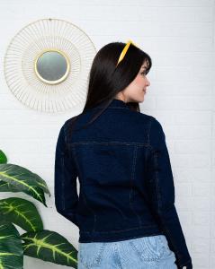 Campera Azul Marino Elastizado - Miniatura 4