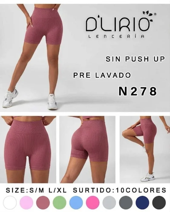 Short Morley Prelavado sin Frunce Delirio