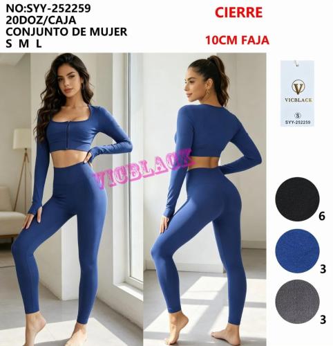 Conjunto Campera  + Calza sin Push Up - Vic Black