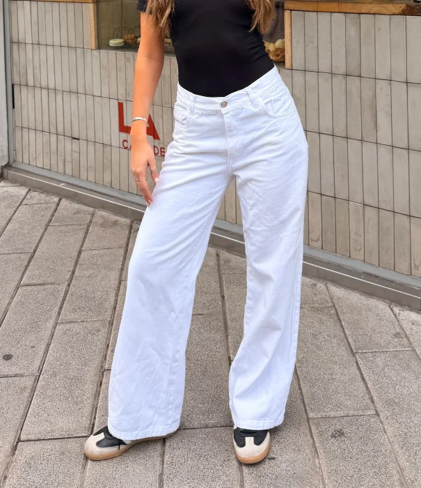 'art 355-6bl' 36 al 46 Wide Leg + Jean Blanco  "trend"