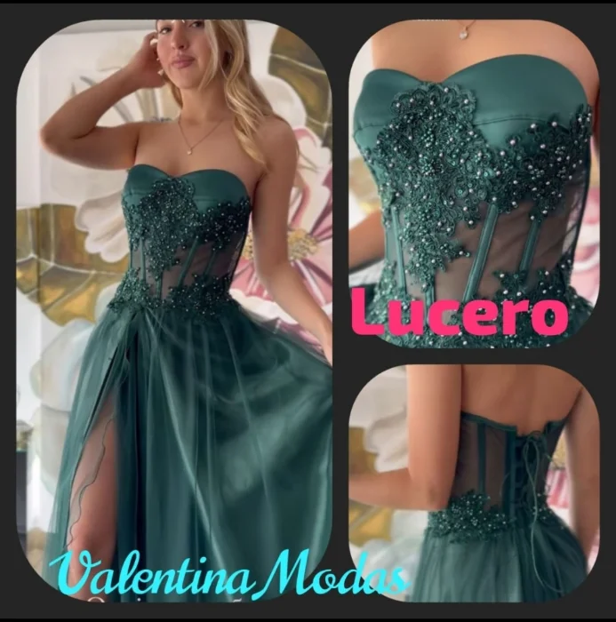 Vestido Dunnia Sirena/gema/matilda