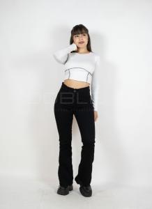 Jeans Oxford Negro Dama