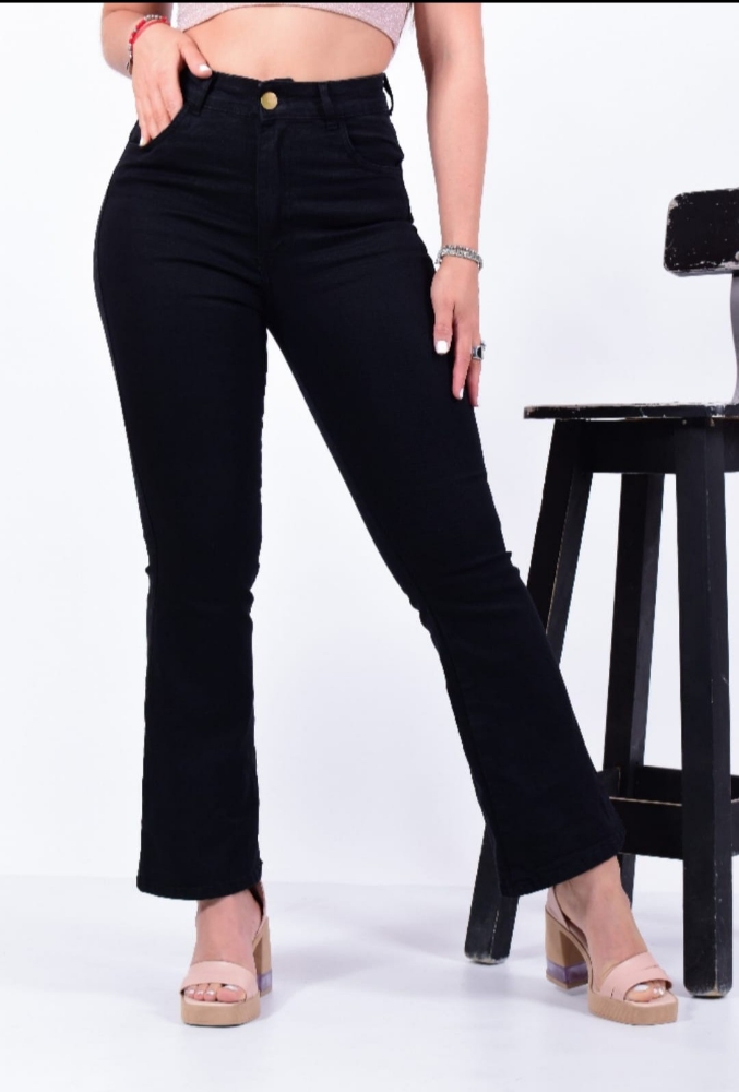 Jeans Oxford Negro Dama - Imagen 8