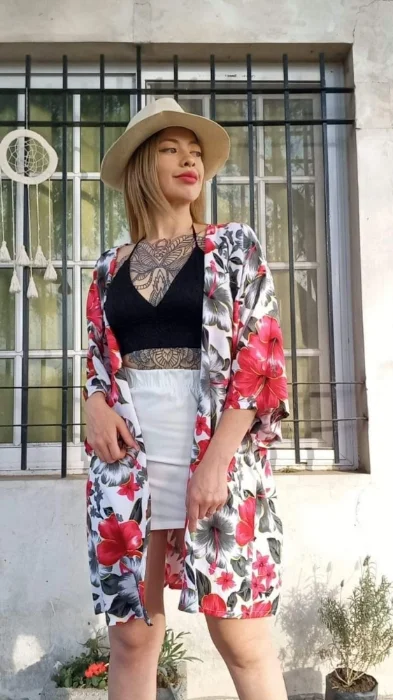Kimonos de Fibrana Poplin Divinos