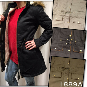 Parka Importada con Piel
