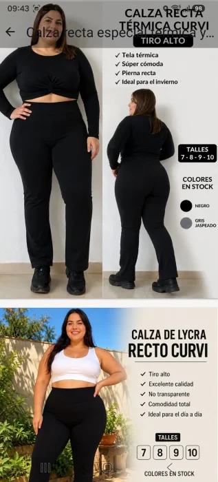 Calza Recta Especial
