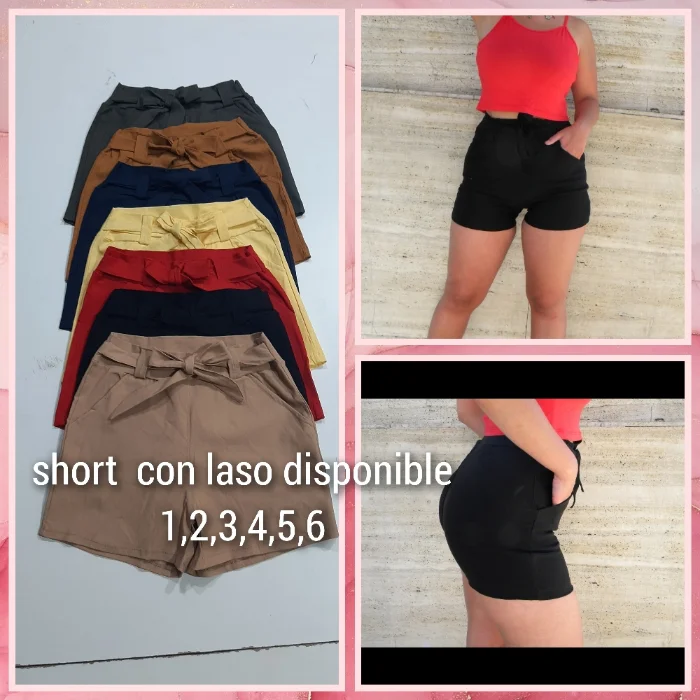 Short con Laso  Bengalina Elastizada