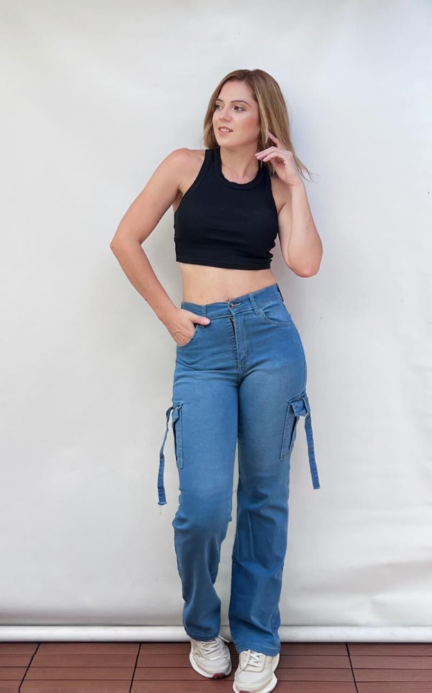 Wide Leg Cargo  ( Elastisado) - Imagen 2