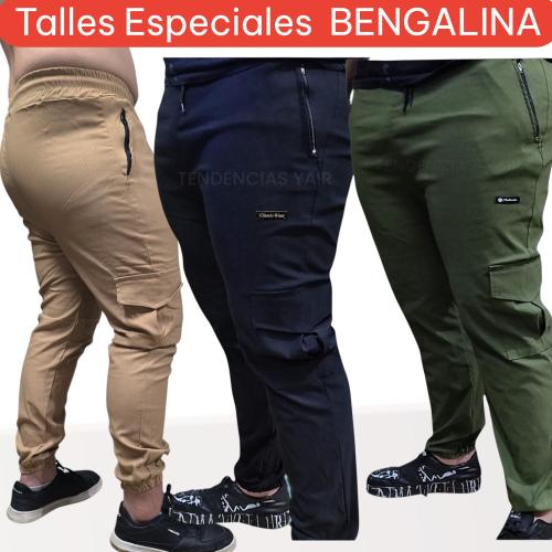 Bengalina Jogger Cargo T/especiales Elastizada - Miniatura 2