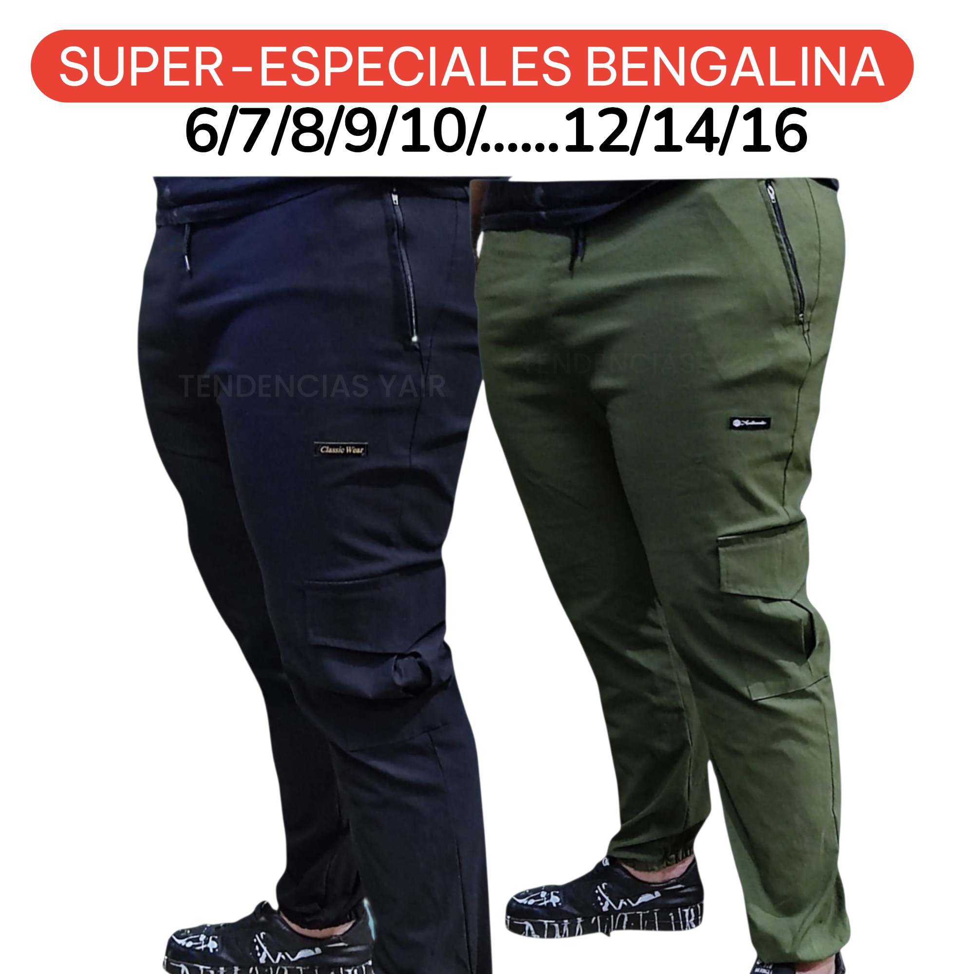 Jogger Cargo Super-especiales Bengalina - Imagen 1